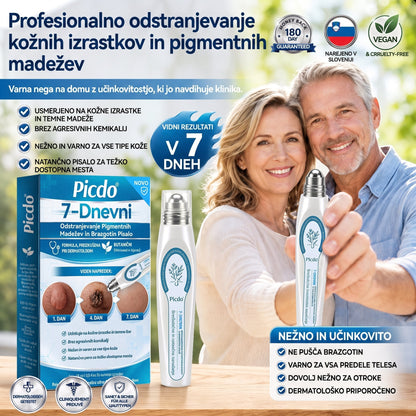 𝐏𝐢𝐜𝐝𝐨® 7-dnevno pisalo za odstranjevanje pigmentnih madežev in brazgotin (neboleče, brez brazgotin – z valjčnim aplikatorjem) 🎇