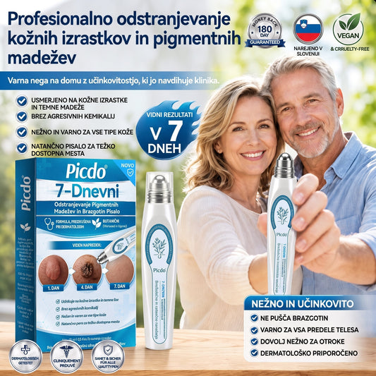 𝐏𝐢𝐜𝐝𝐨® 7-dnevno pisalo za odstranjevanje pigmentnih madežev in brazgotin (neboleče, brez brazgotin – z valjčnim aplikatorjem) 💪