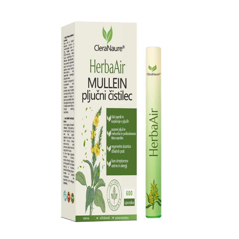 💎CleraNaure® HerbaAir Mullein Prečiščevalec Pljuč